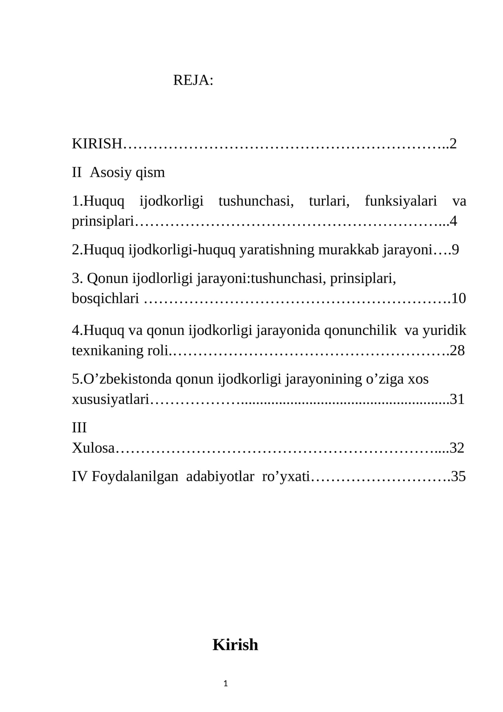 Huquq ijodkorligi tushunchasi, turlari, funksiyalari va prinsiplari 1