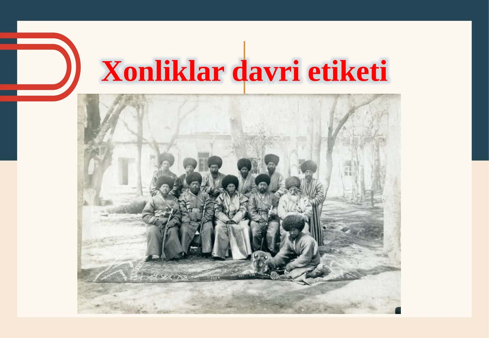 Xonliklar davri etiketi 1