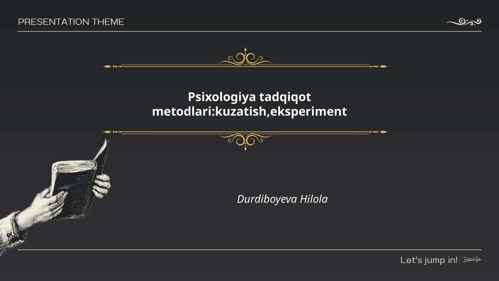 Psixologiya tadqiqot metodlari:kuzatish,eksperiment 1