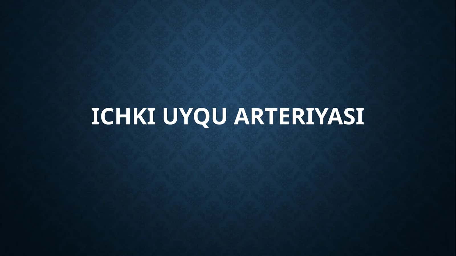 Ichki uy quarteriyasi 1