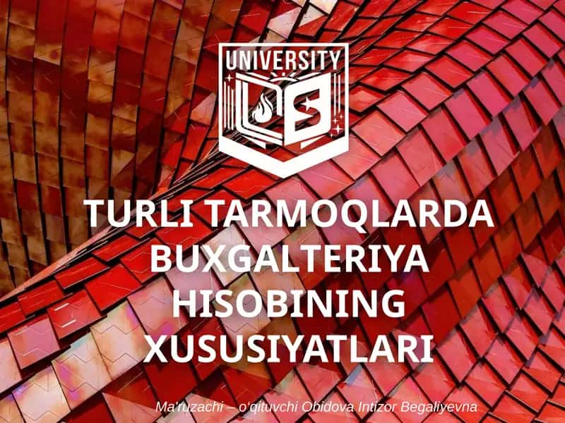 Qishloq xo’jalik korxonalarining buxgalteriya hisobi 1