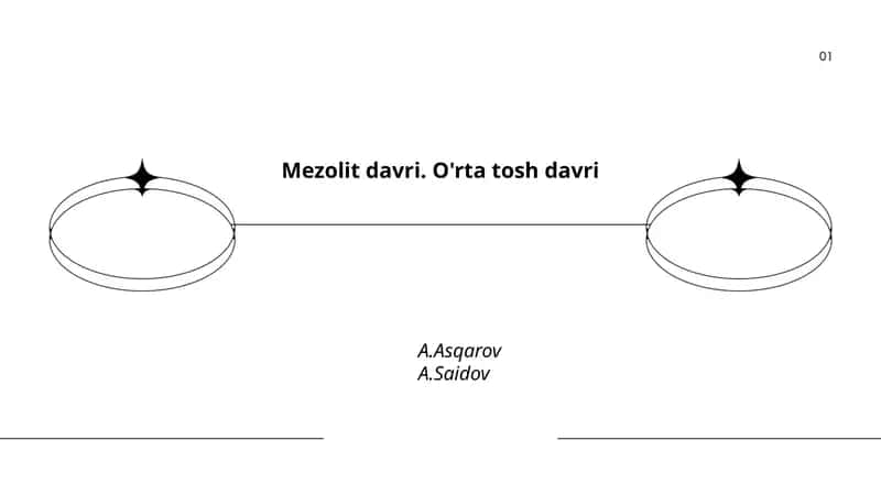 Mezolit davri. O'rta tosh davri 1