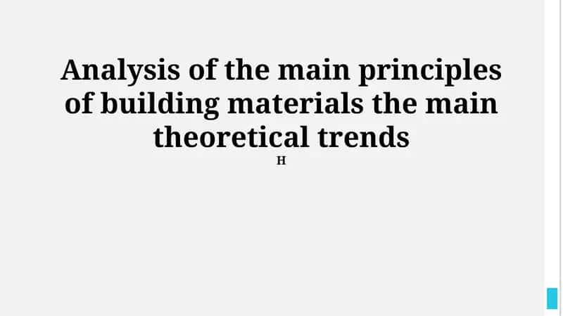 Material Selection Criteria 1