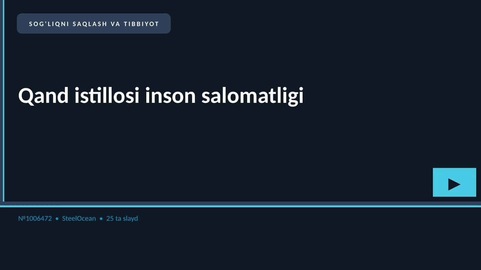 Qand istillosi inson salomatligi 1