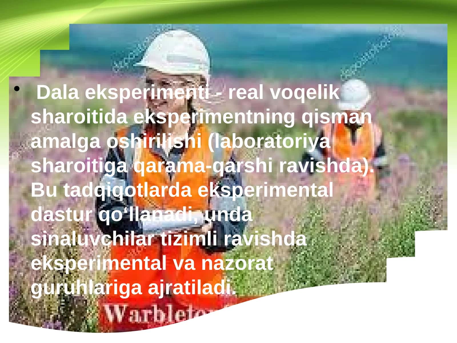 Dala eksperimenti 1