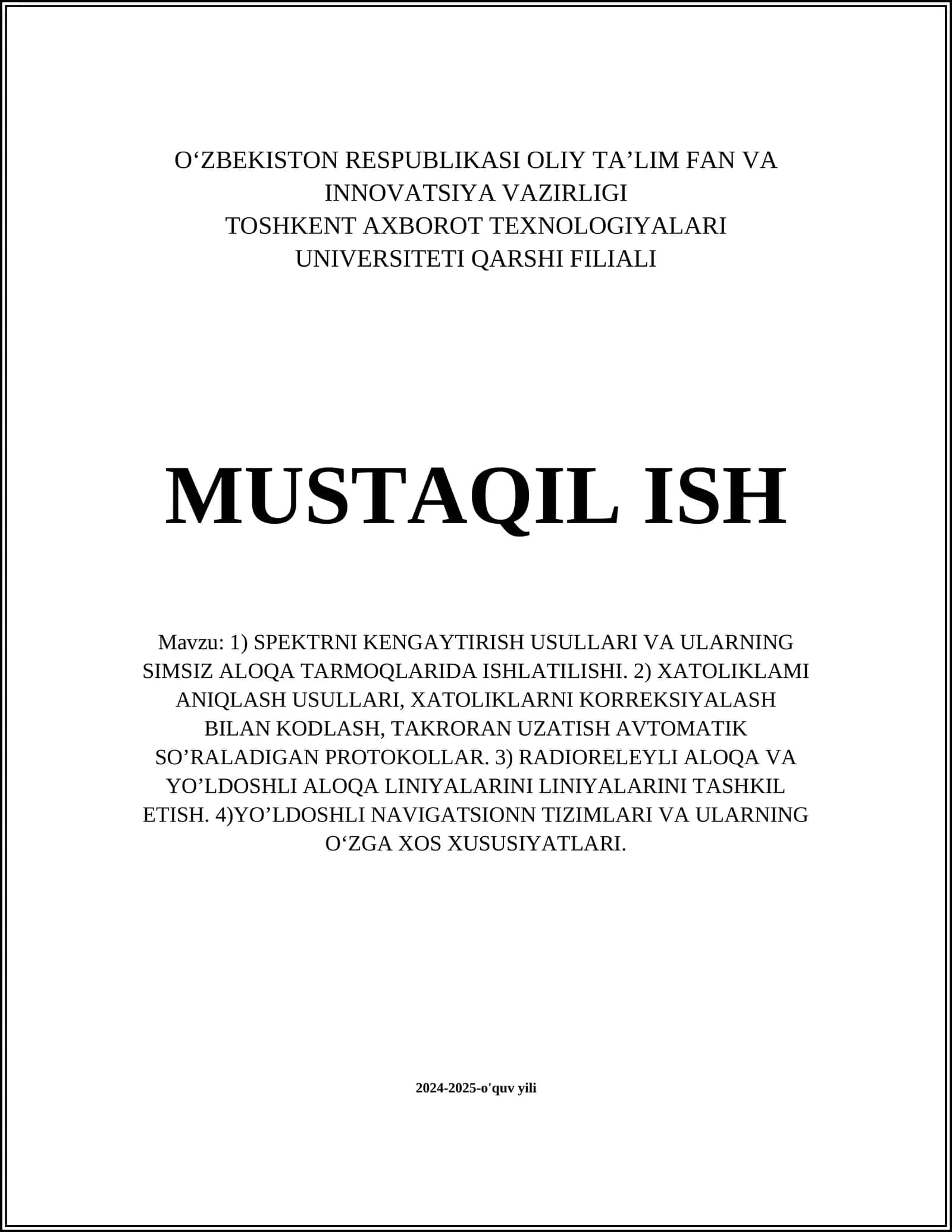 Spektrni kengaytirishning tarixi va ishlatilishi 1