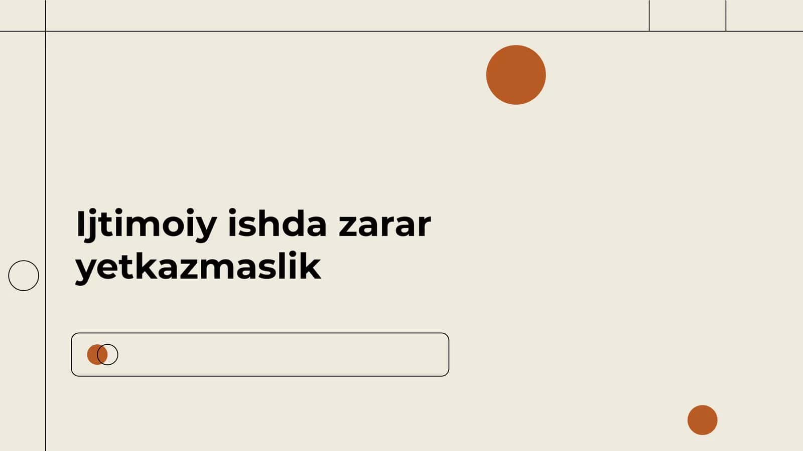 Ijtimoiy ishda zarar yetkazmaslik 1