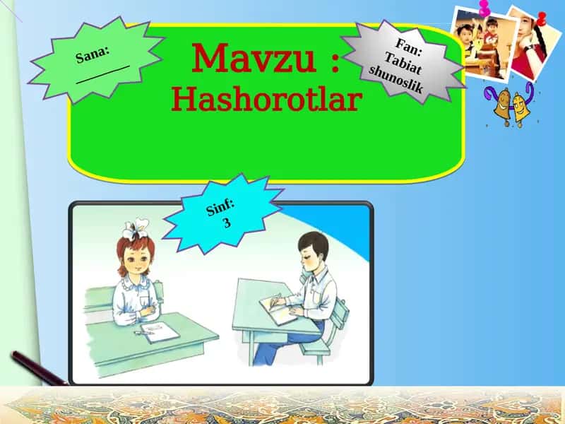 Hashorotlar 1
