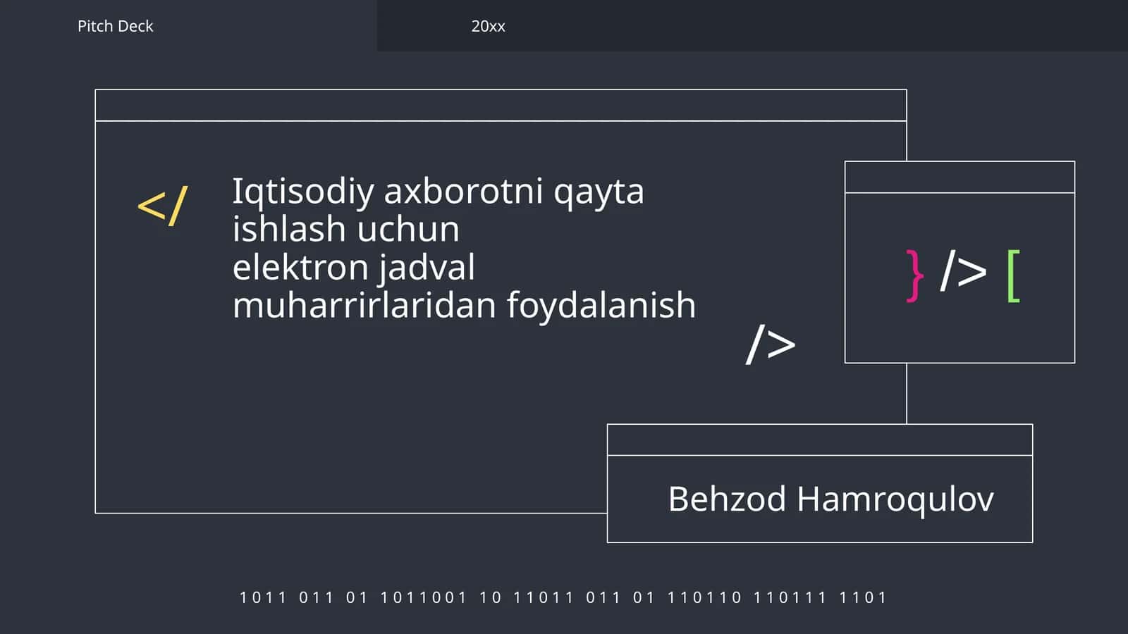 Iqtisodiy axborotni qayta ishlash uchunelektron jadval muharrirlaridan foydalanish 1