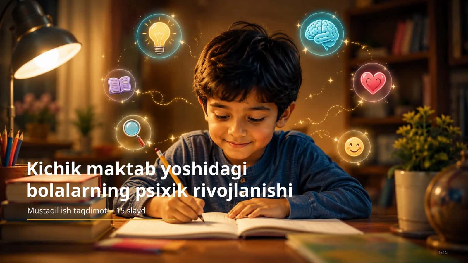 Kichik maktab yoshidagi bolalarning psixik rivojlanishi 1