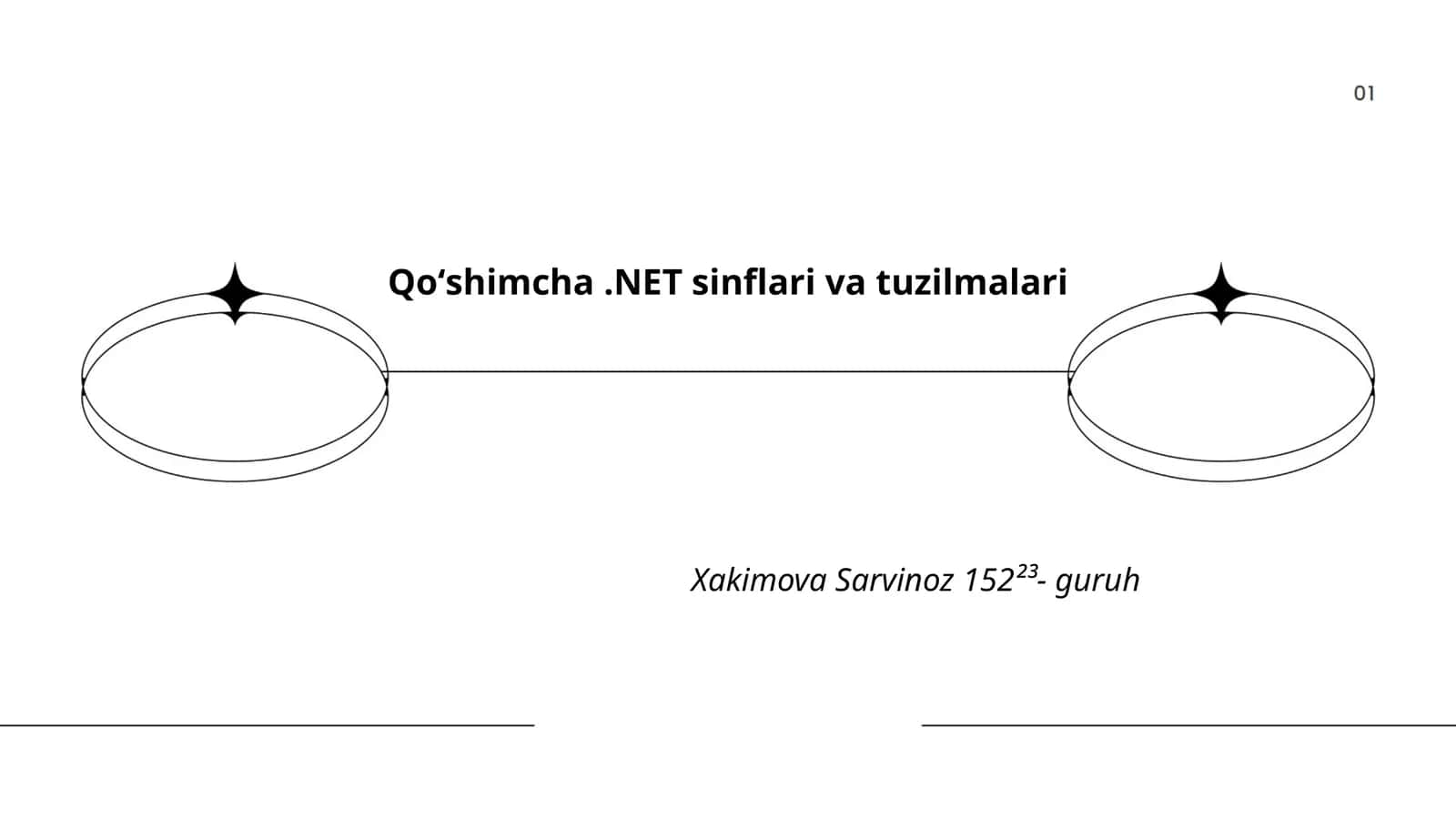 Qoʻshimcha.NET sinflari va tuzilmalari 1