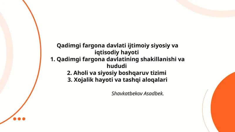 Qadimgi fargona davlati ijtimoiy siyosiy va iqtisodiy hayoti 1
