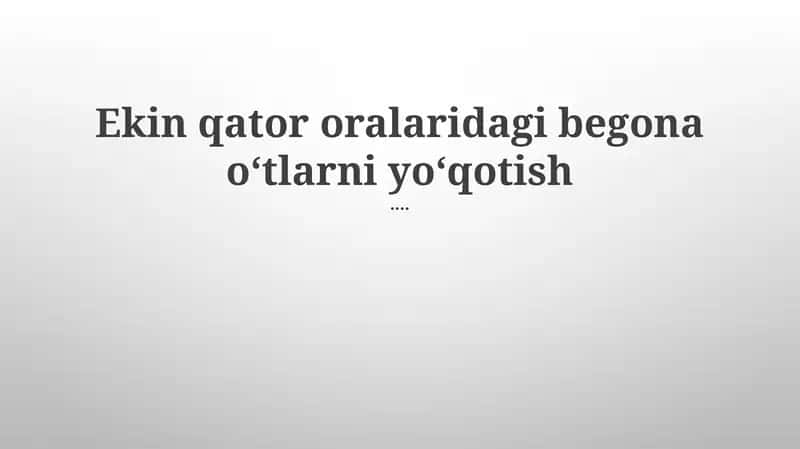 Gerbitsid qo'llash texnikalari 1