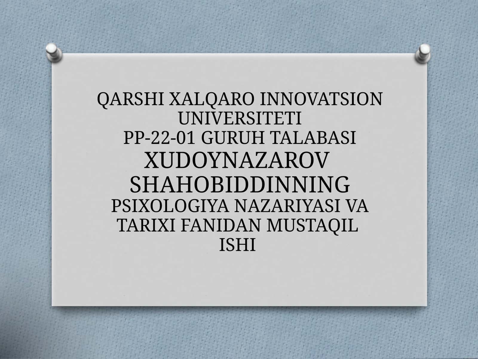 KASBLAR VA PROFESSIONALIZM MUTAXASSISLIKKA 1