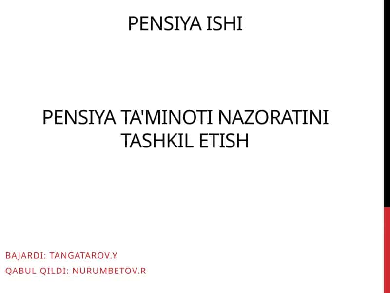 Pensiya tizimi 1