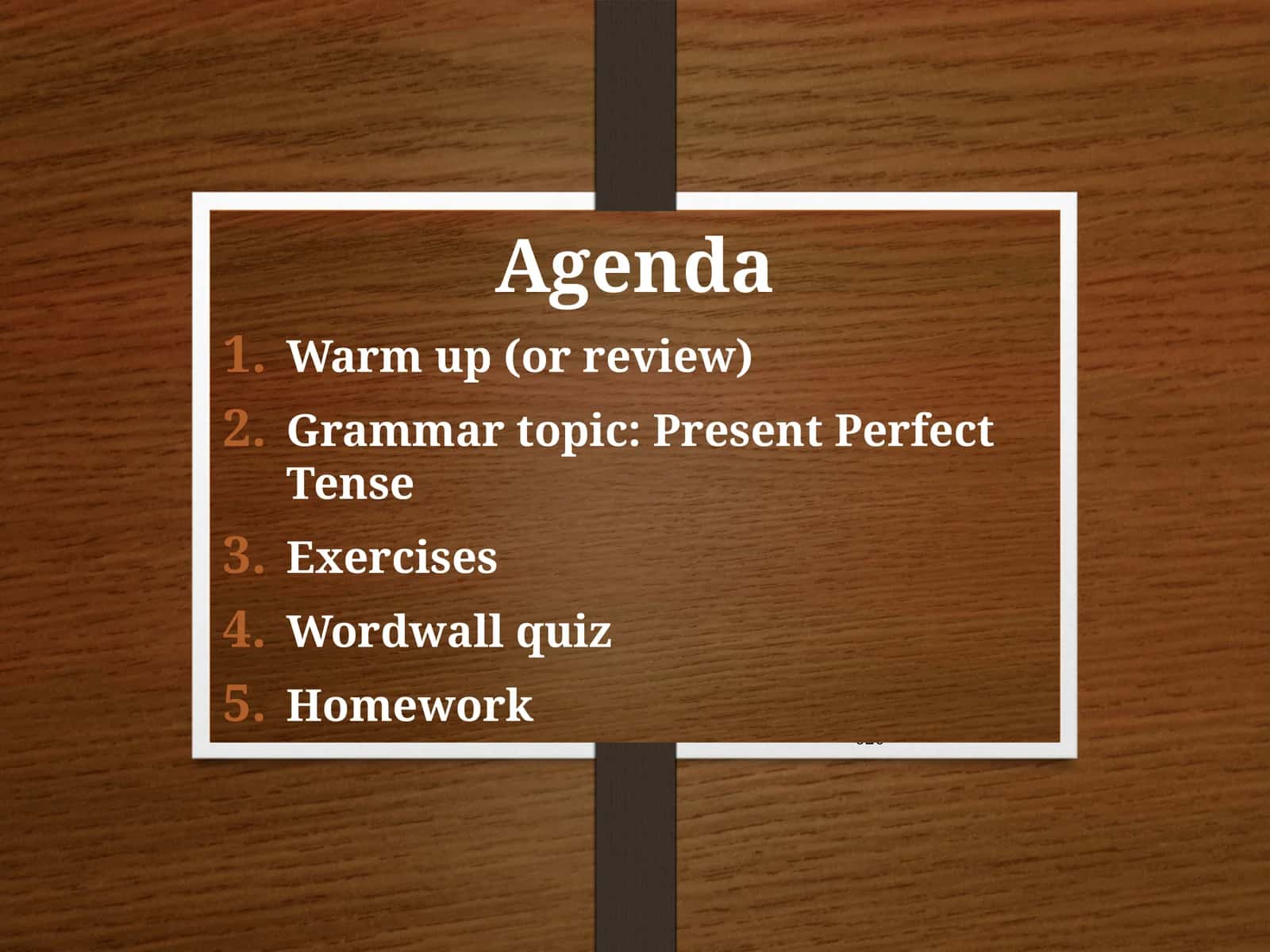 Present Perfect Simple 1