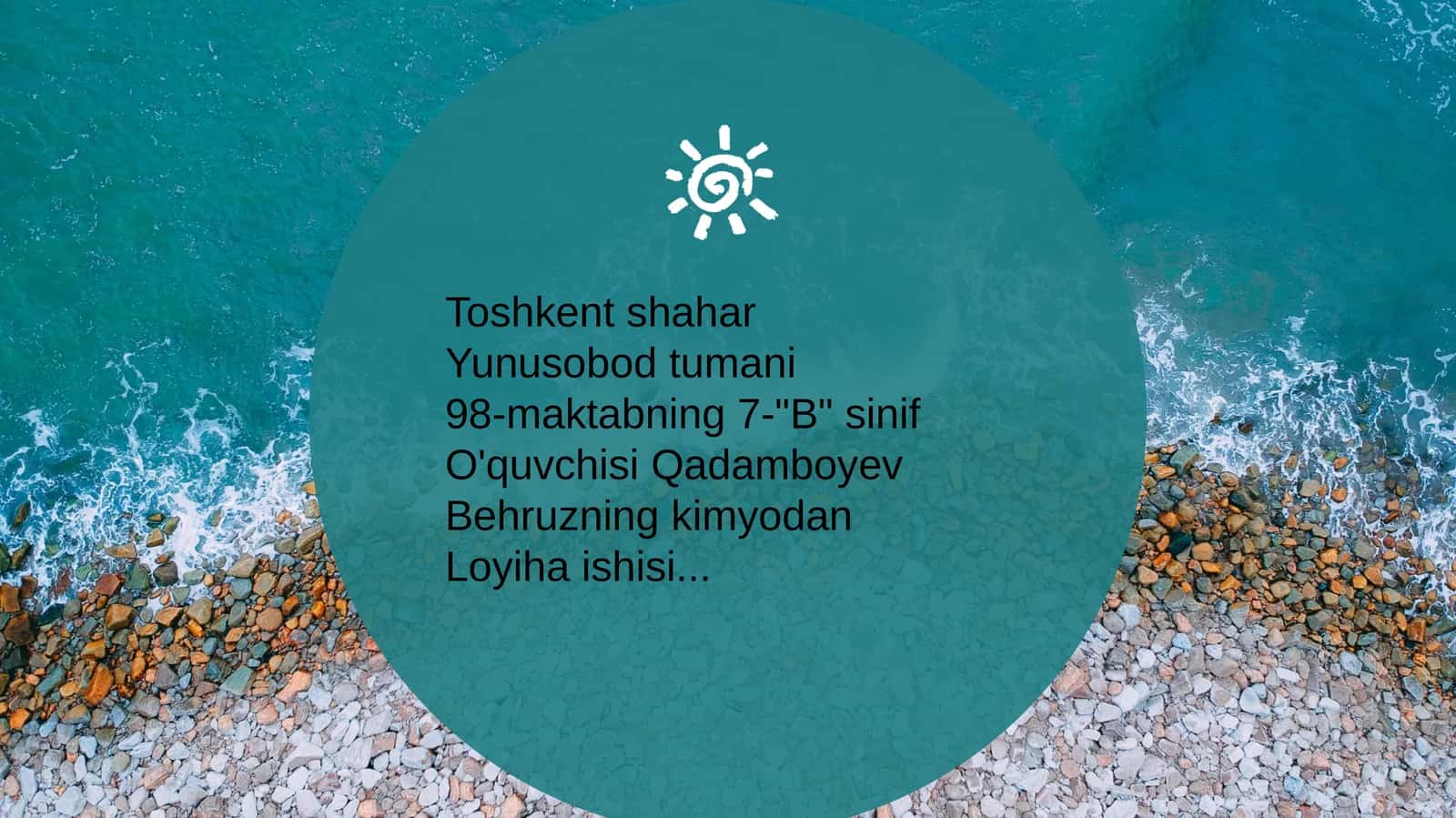 Suvning ifloslanishi va uni tozalash usullari 1