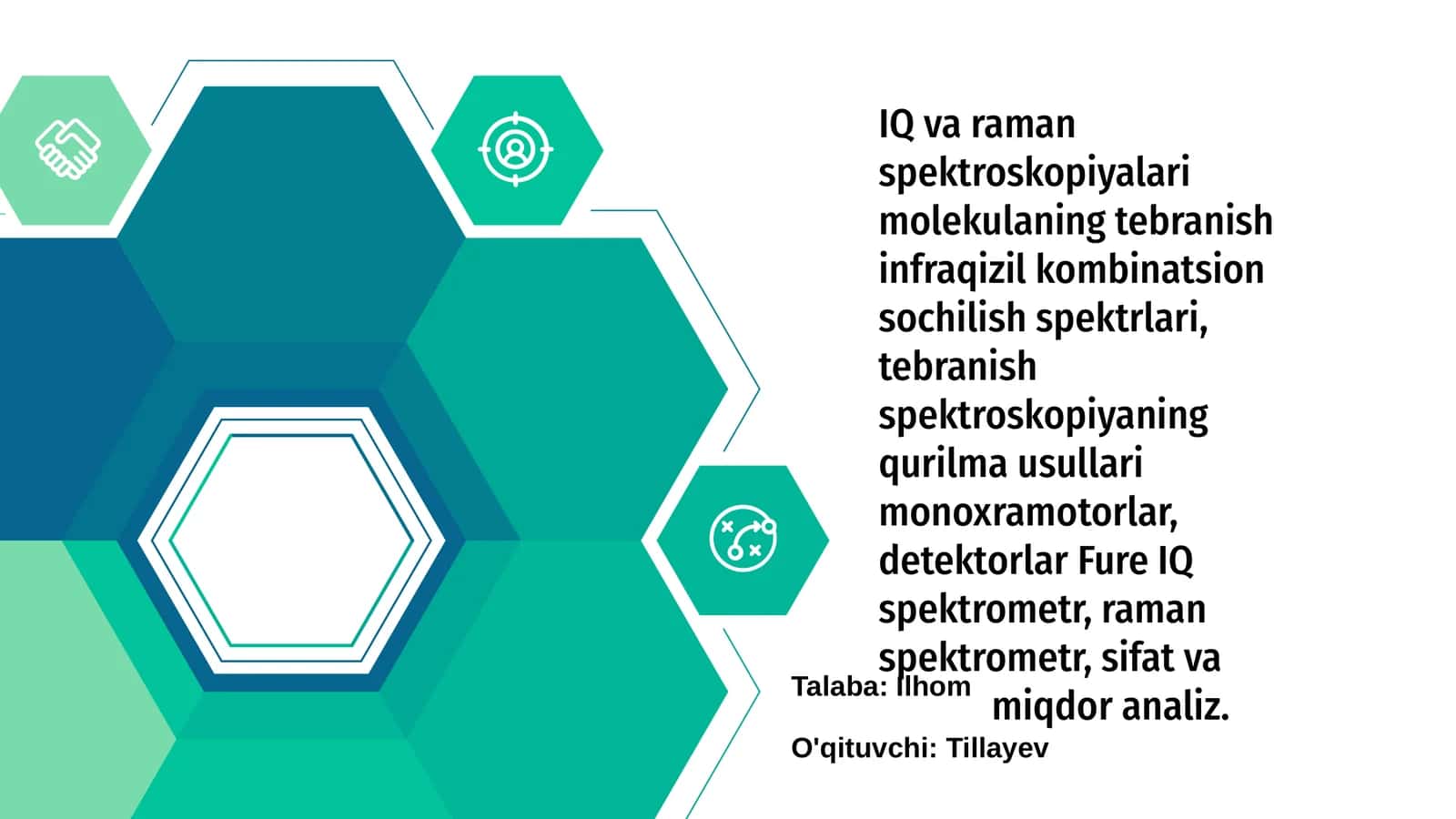 IQ va Raman spektroskopiyasi 1