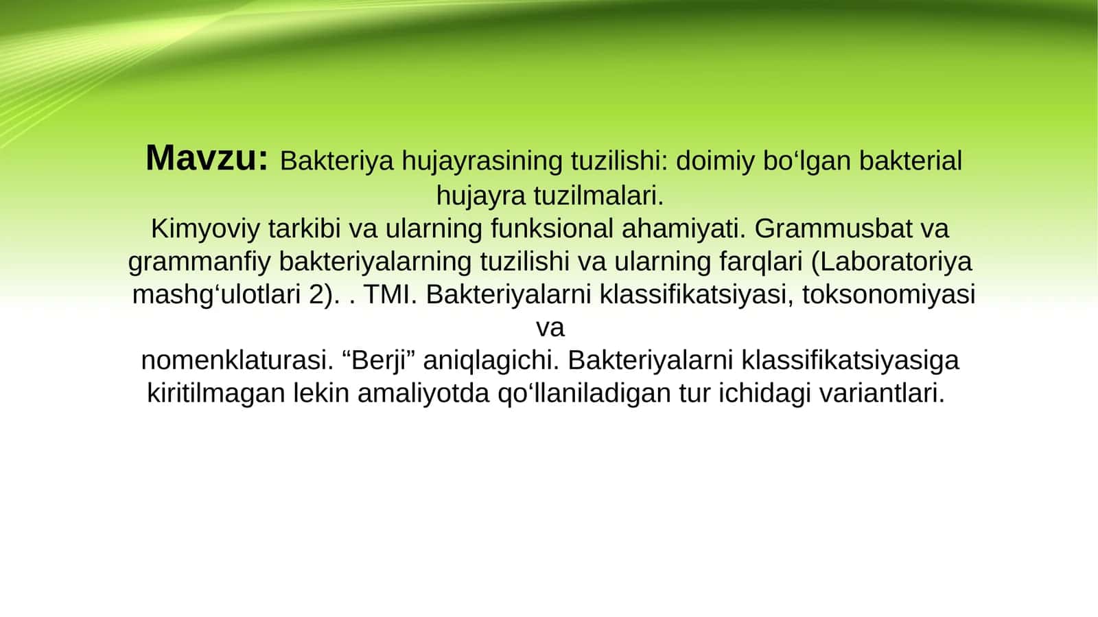 Bakteriya hujayrasining tuzilishi: doimiy bo‘lgan bakterial hujayra tuzilmalari 1