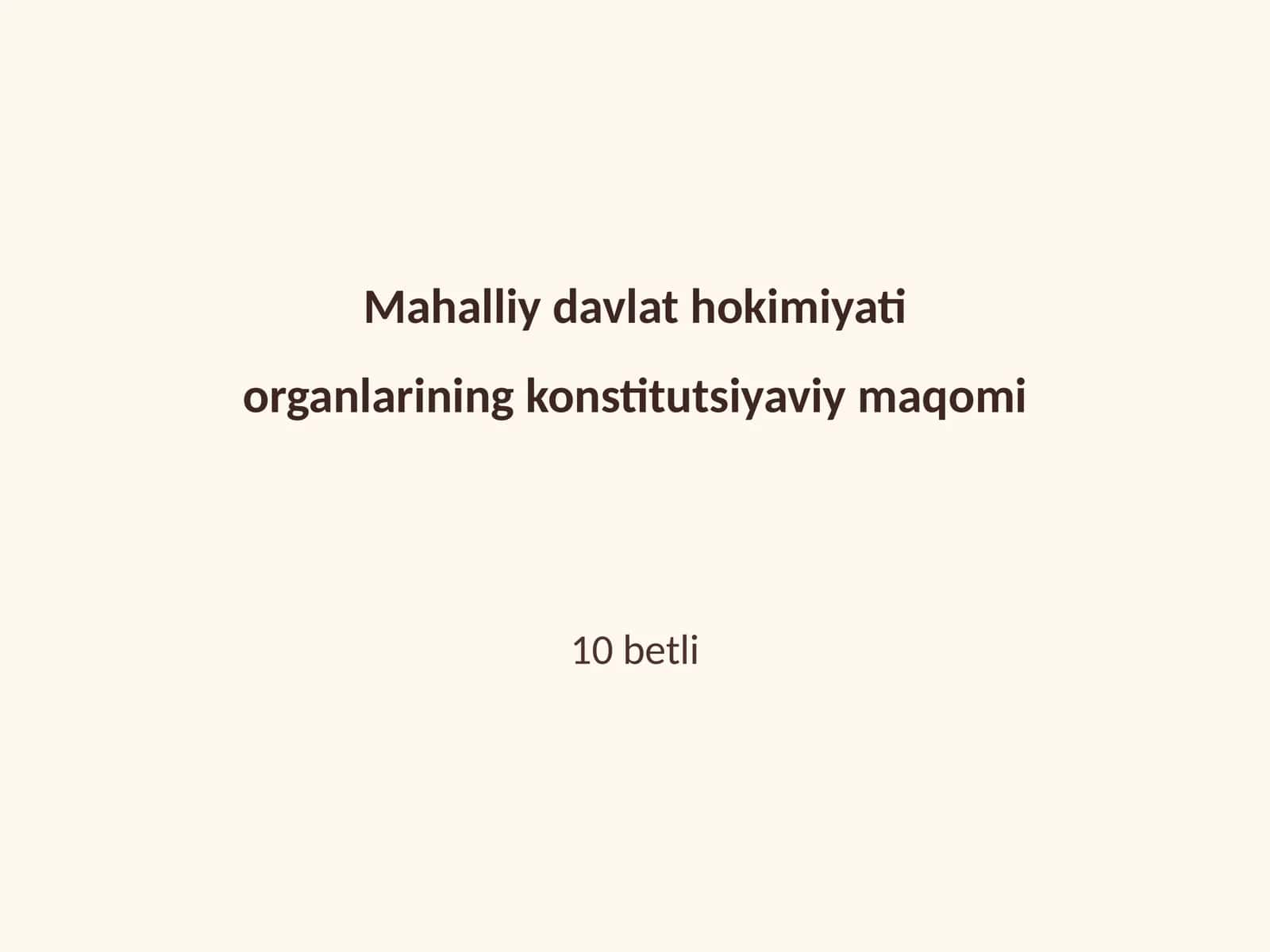 Konstitutsiyaviy Maqom 1