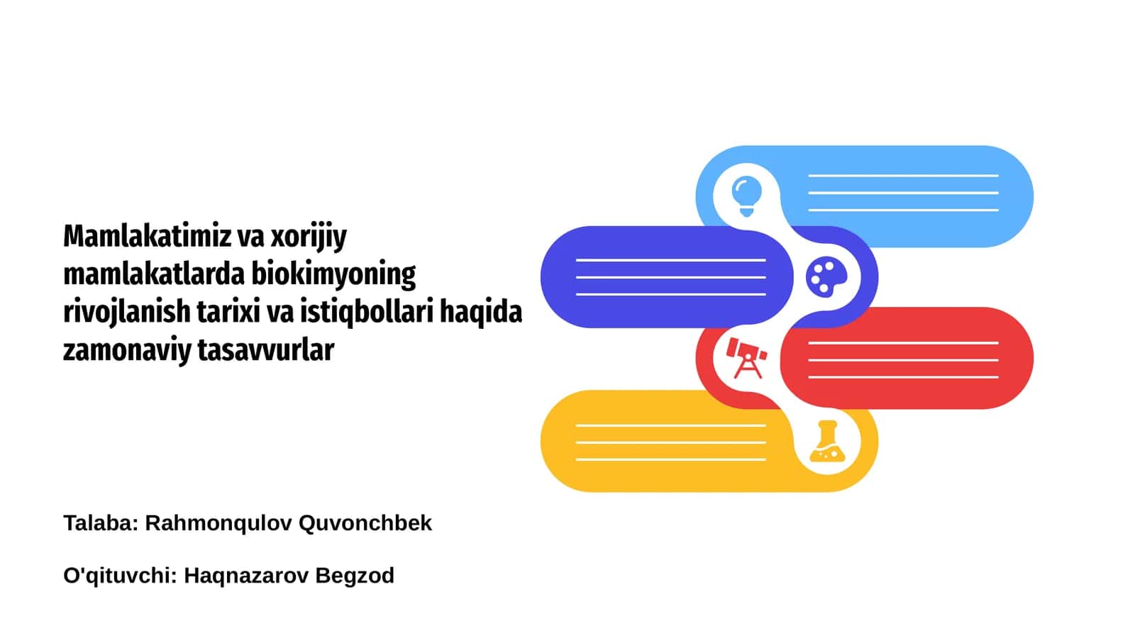 Biokimyoning Tarixi va Rivojlanishi 1