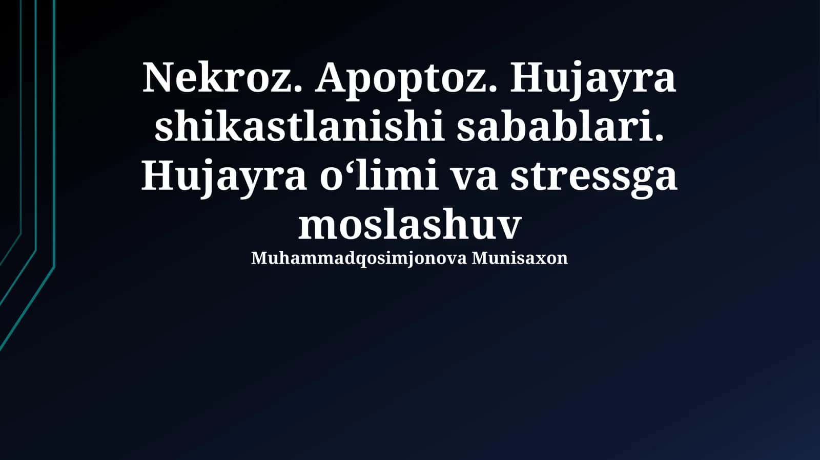 Nekroz: Ta'rifi, Turlari va Mexanizmlari 1