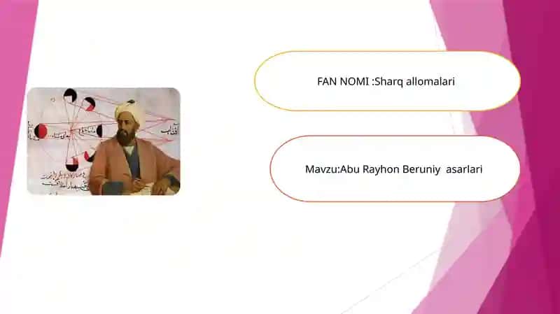 Abu Rayhon Beruniy asarlari