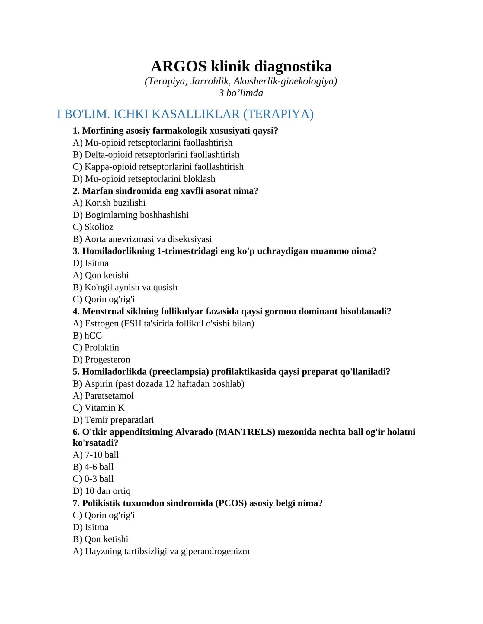 ARGOS klinik diagnostika 1