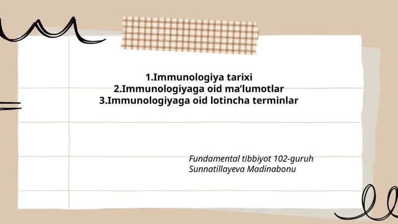 Immunologiya tarixi 1