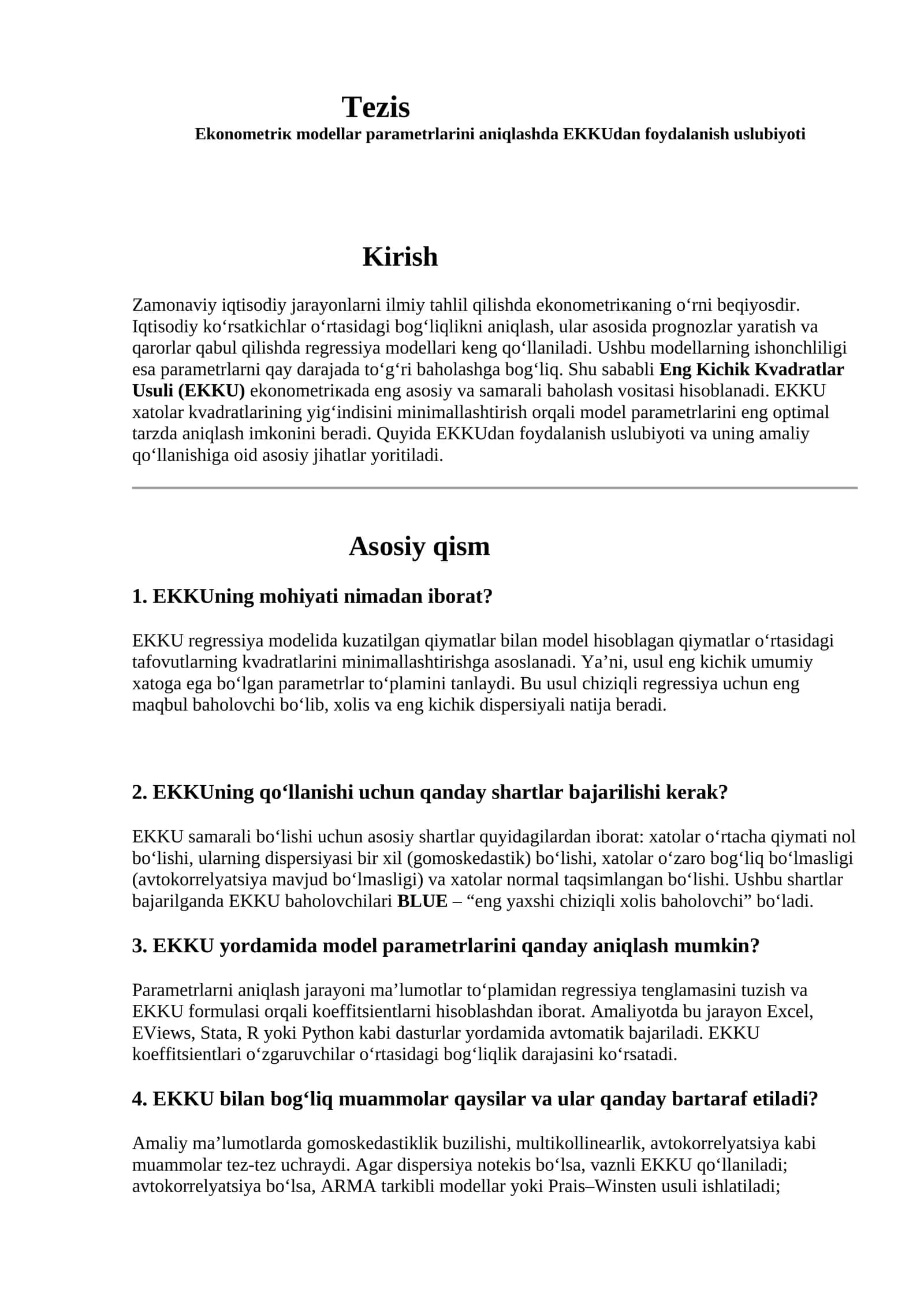 EKKUning mohiyati 1