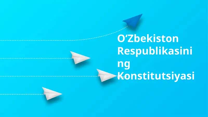 Oʻzbekiston Respublikasining Konstitutsiyasi 1