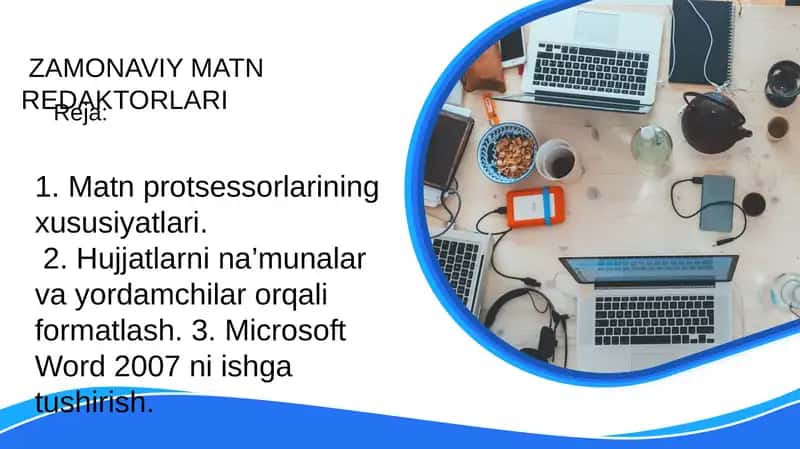 Zamonaviy matn redaktorlari 1