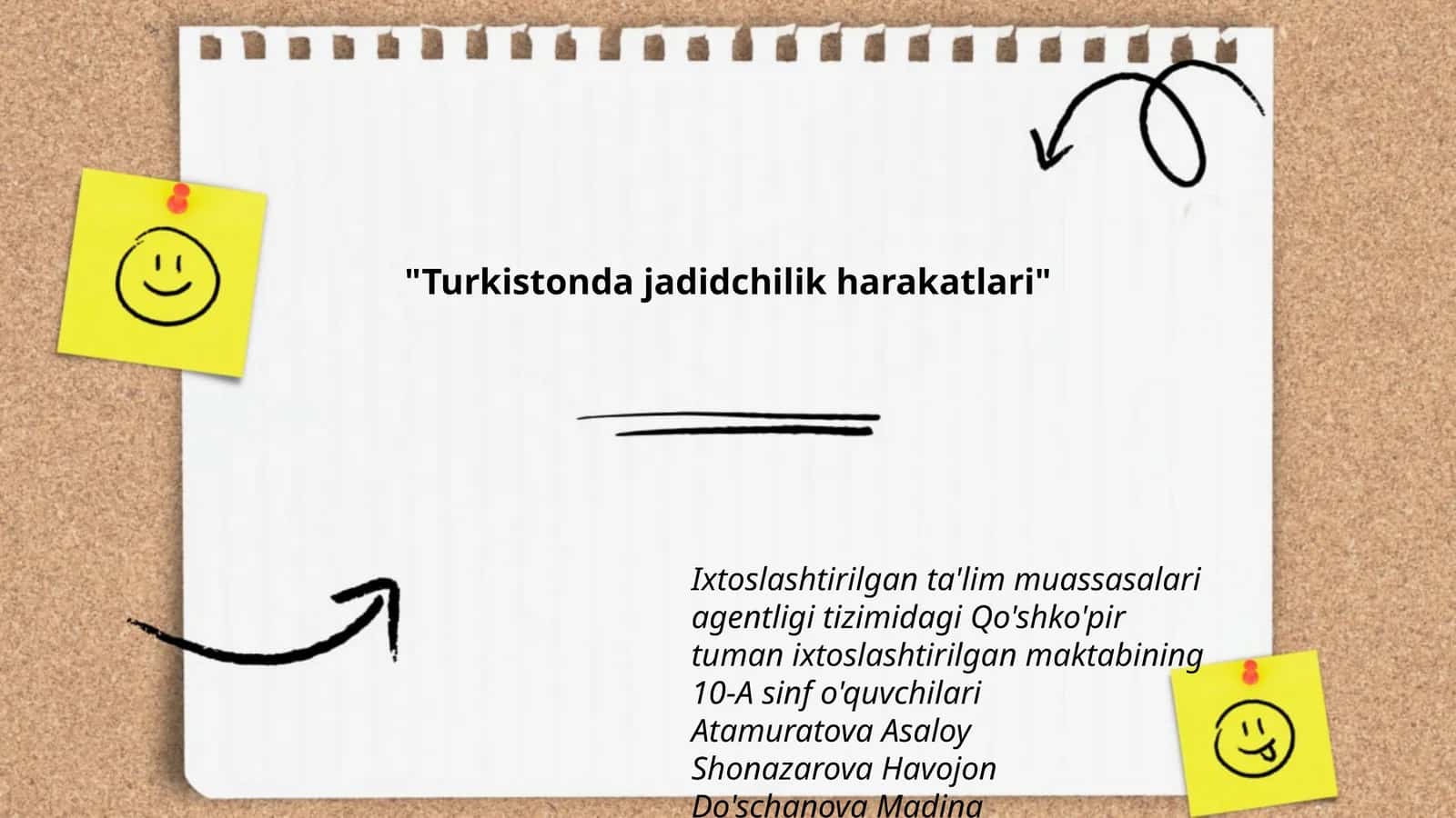 Turkistonda jadidchilik harakatlari 1