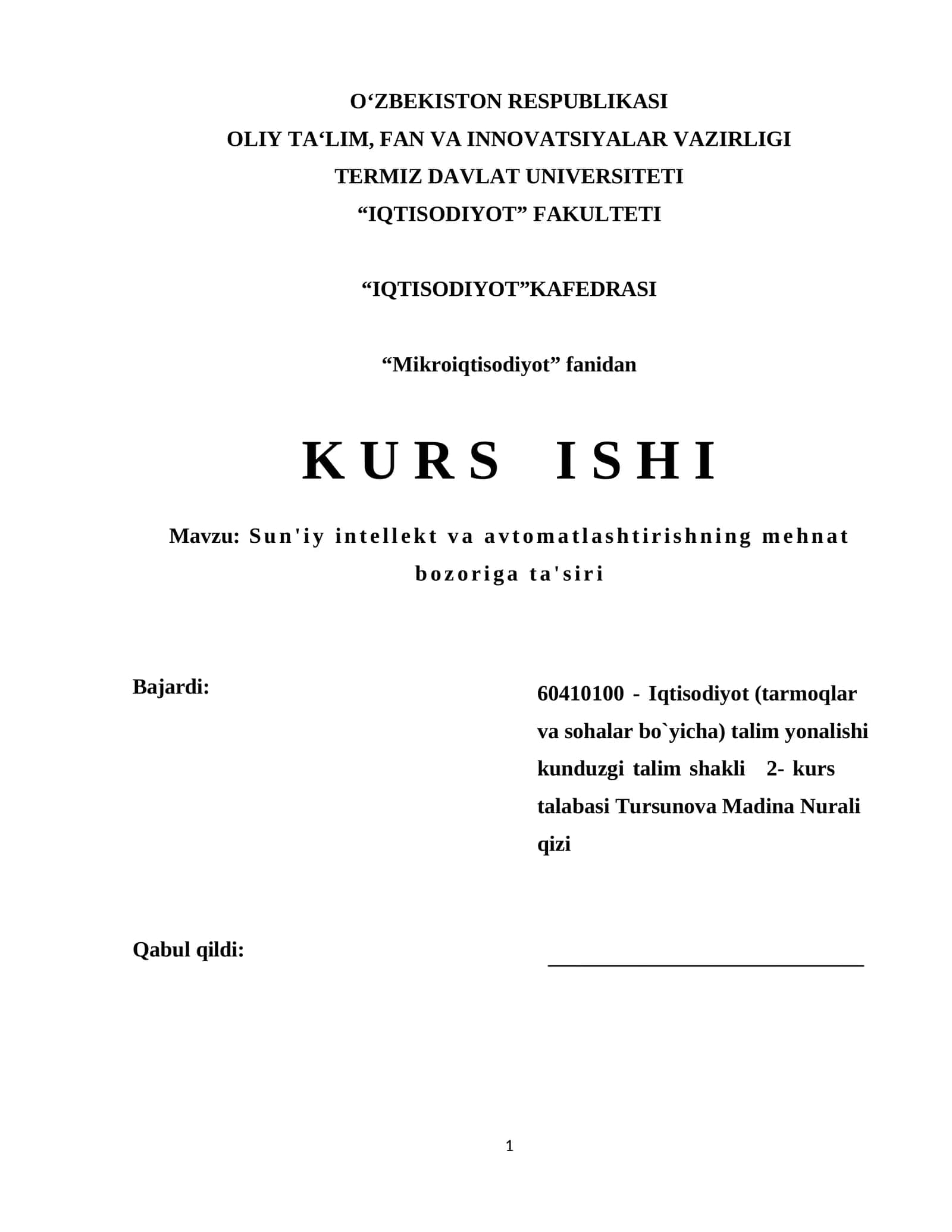 Sun'iy intellekt va avtomatlashtirishning mehnat bozoriga ta'siri 1