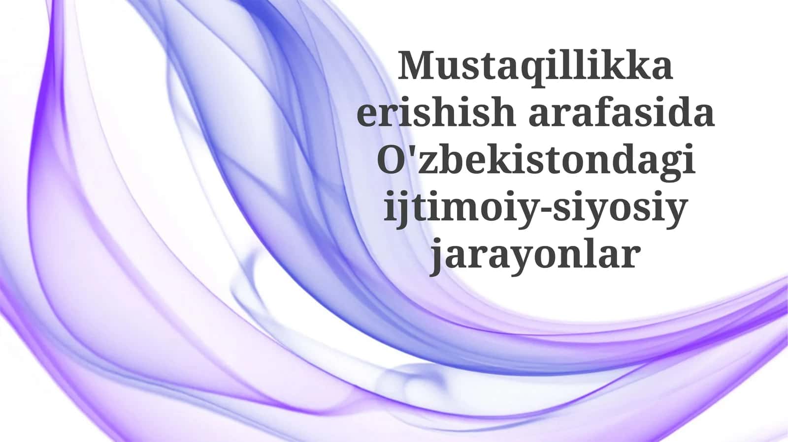 Ziyolilarning roli 1