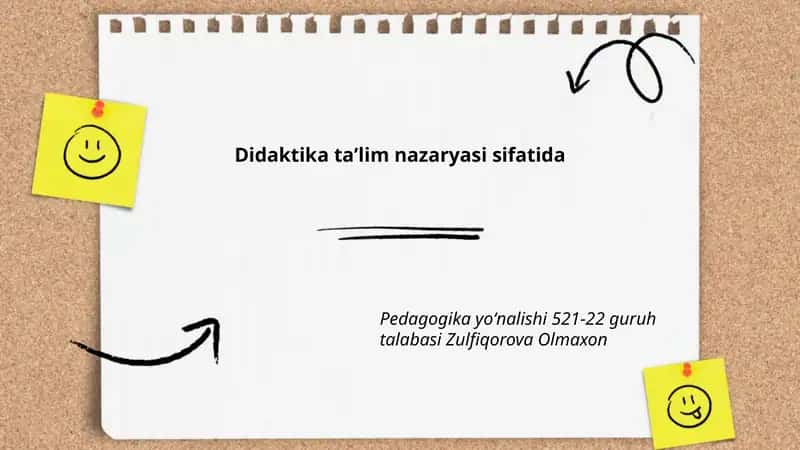 Didaktika taʼlim nazaryasi sifatida 1