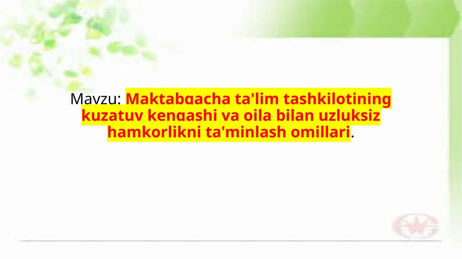 Kuzatuv kengashi vazifalari 1