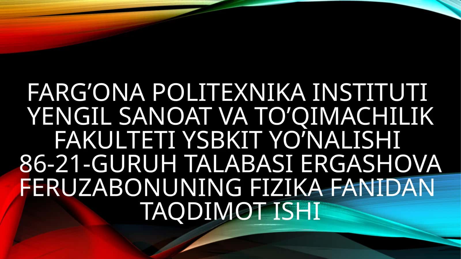 Matematik mayatnik yordamida erkintushis tezlanishini aniqlash 1
