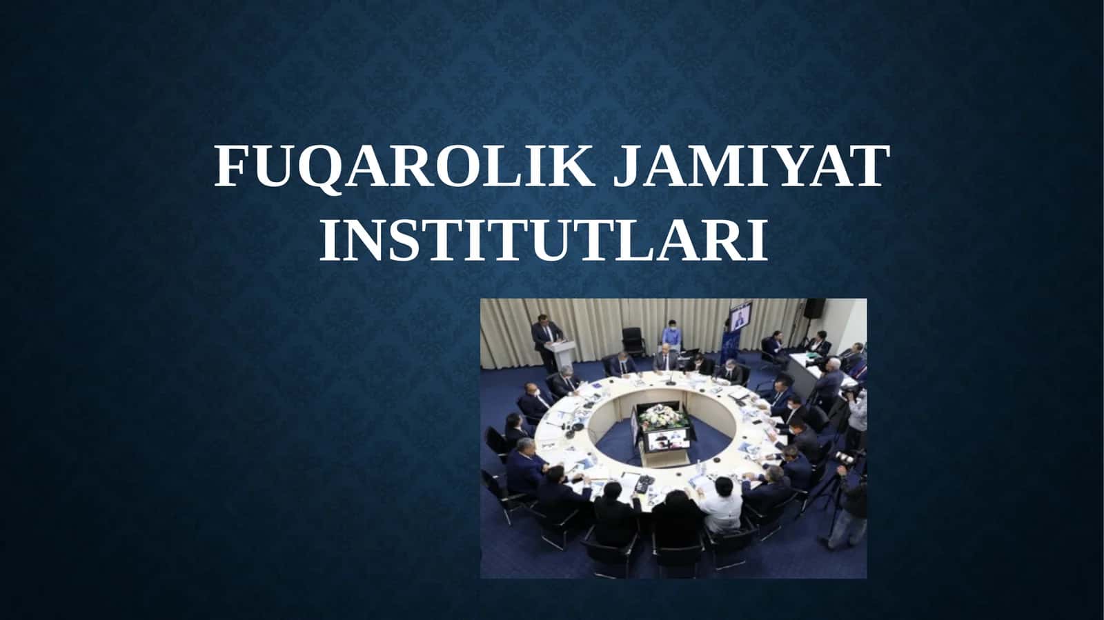 Fuqarolik jamiyat institutlari 1