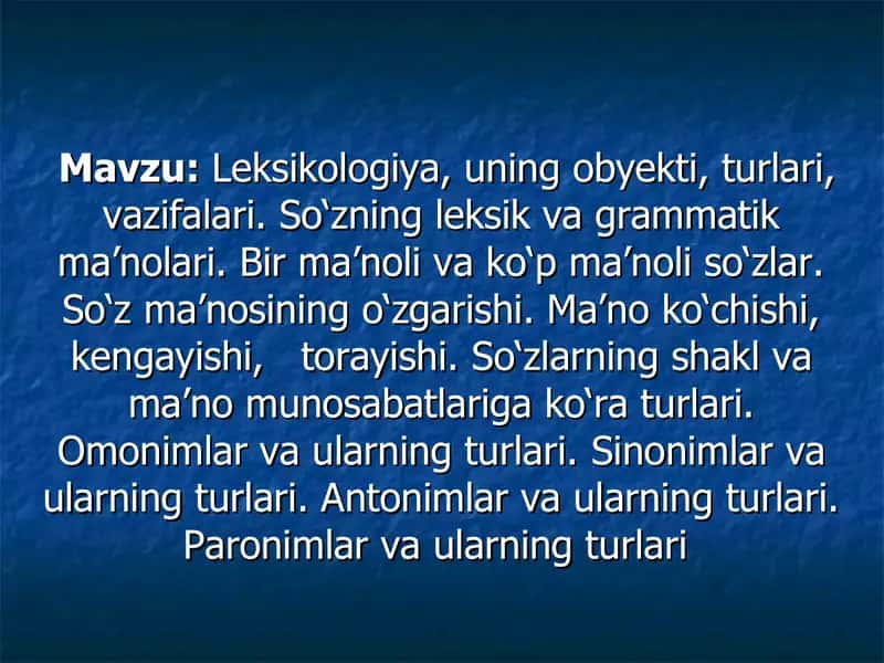 Leksikologiya 1
