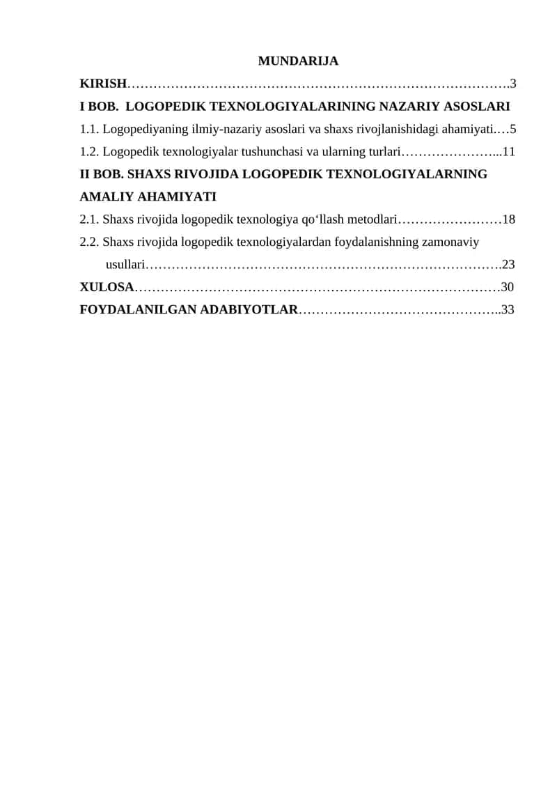 Logopedik Texnologiyalarining Nazariy Asoslari 1