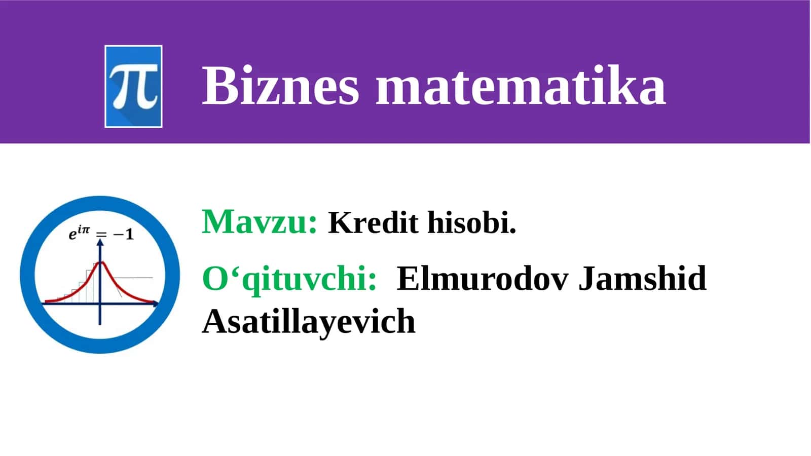 Krеdit hisоbi 1