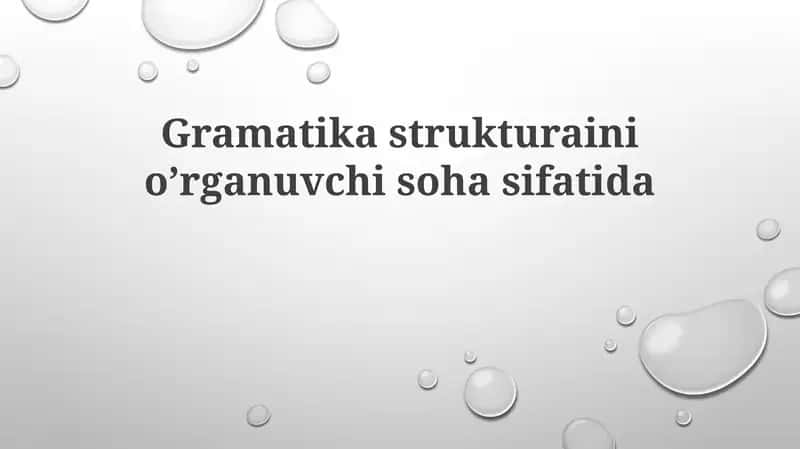 Grammatika 1