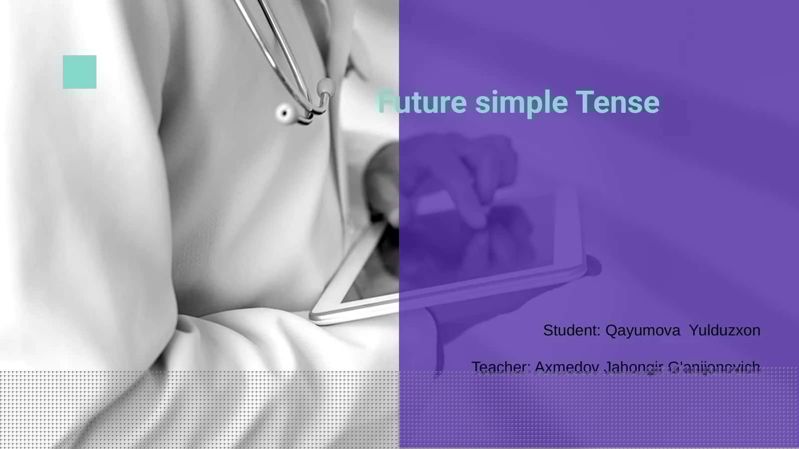 Future simple Tense 1