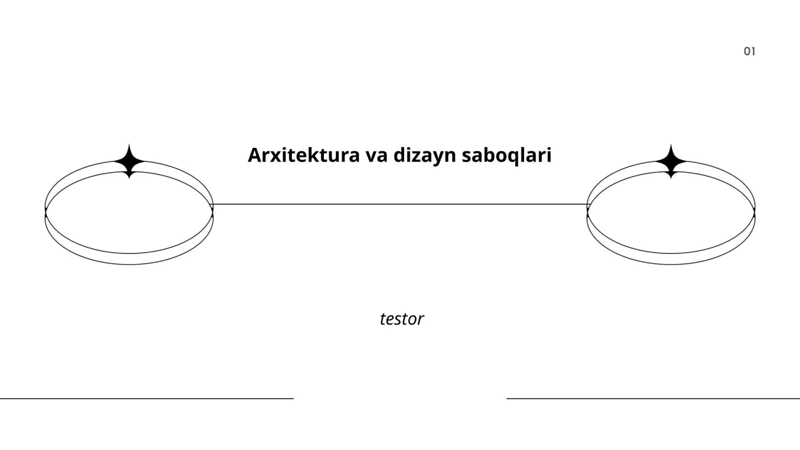 Arxitektura va dizayn saboqlari 1
