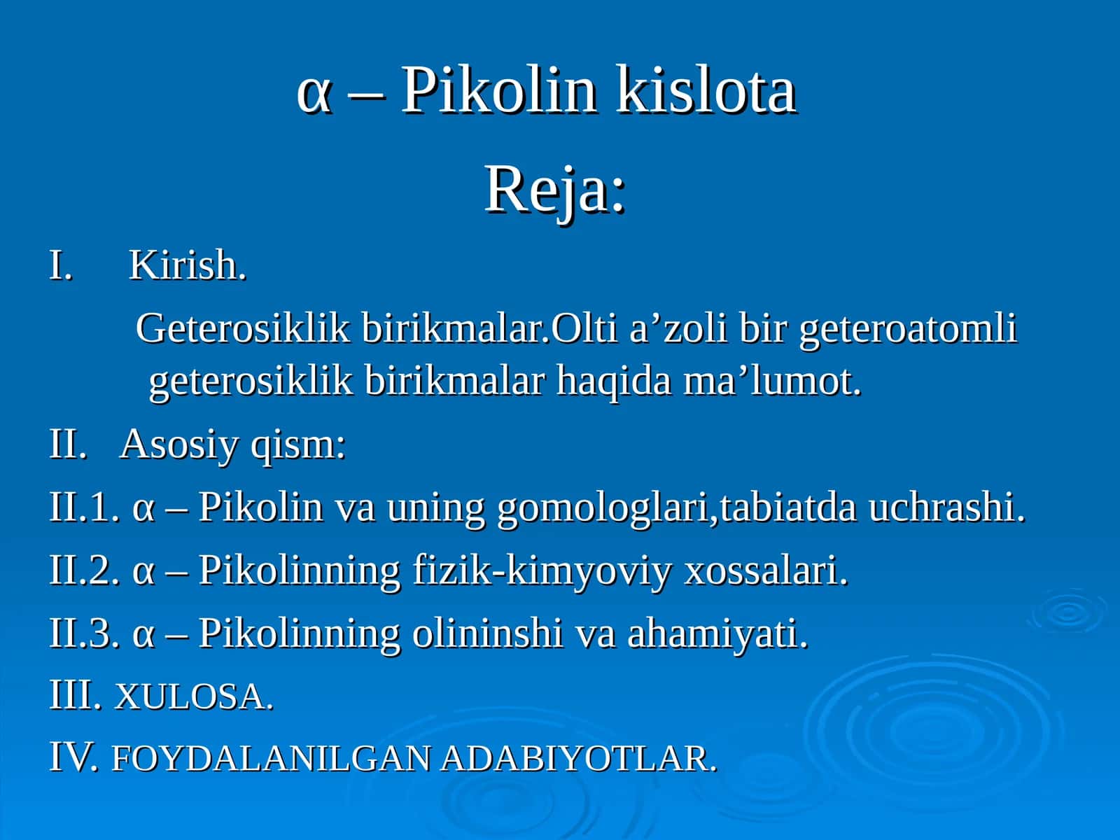 α–Pikolin kislota 1