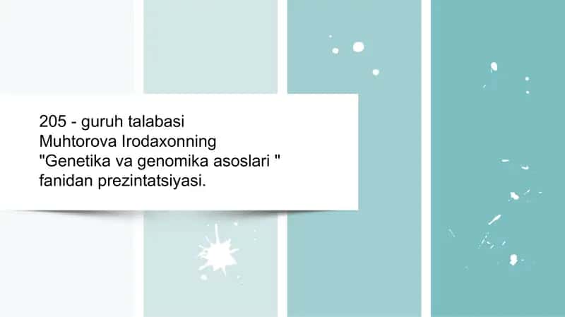 Genetikavagenomikaasoslari 1