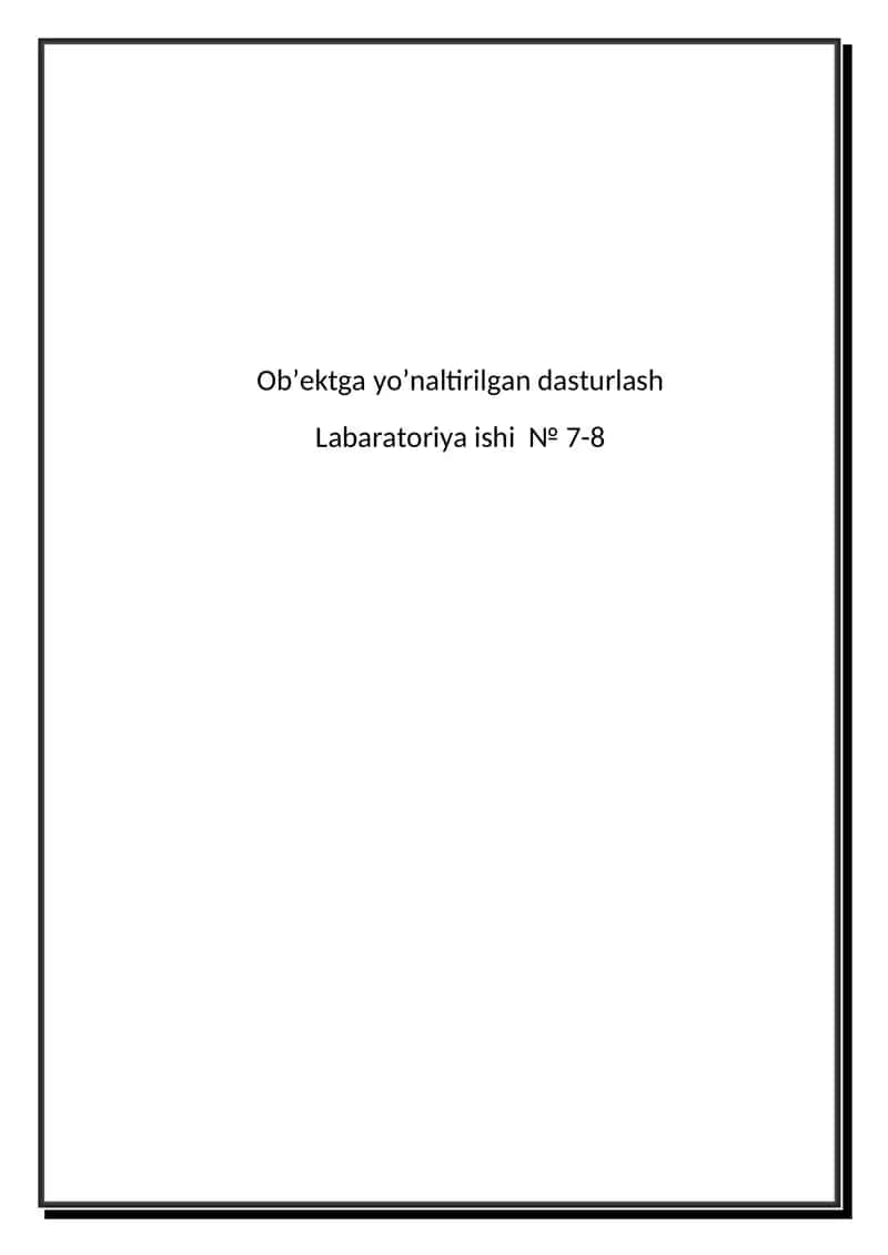 Pythonda takrorlash operatorlari 1