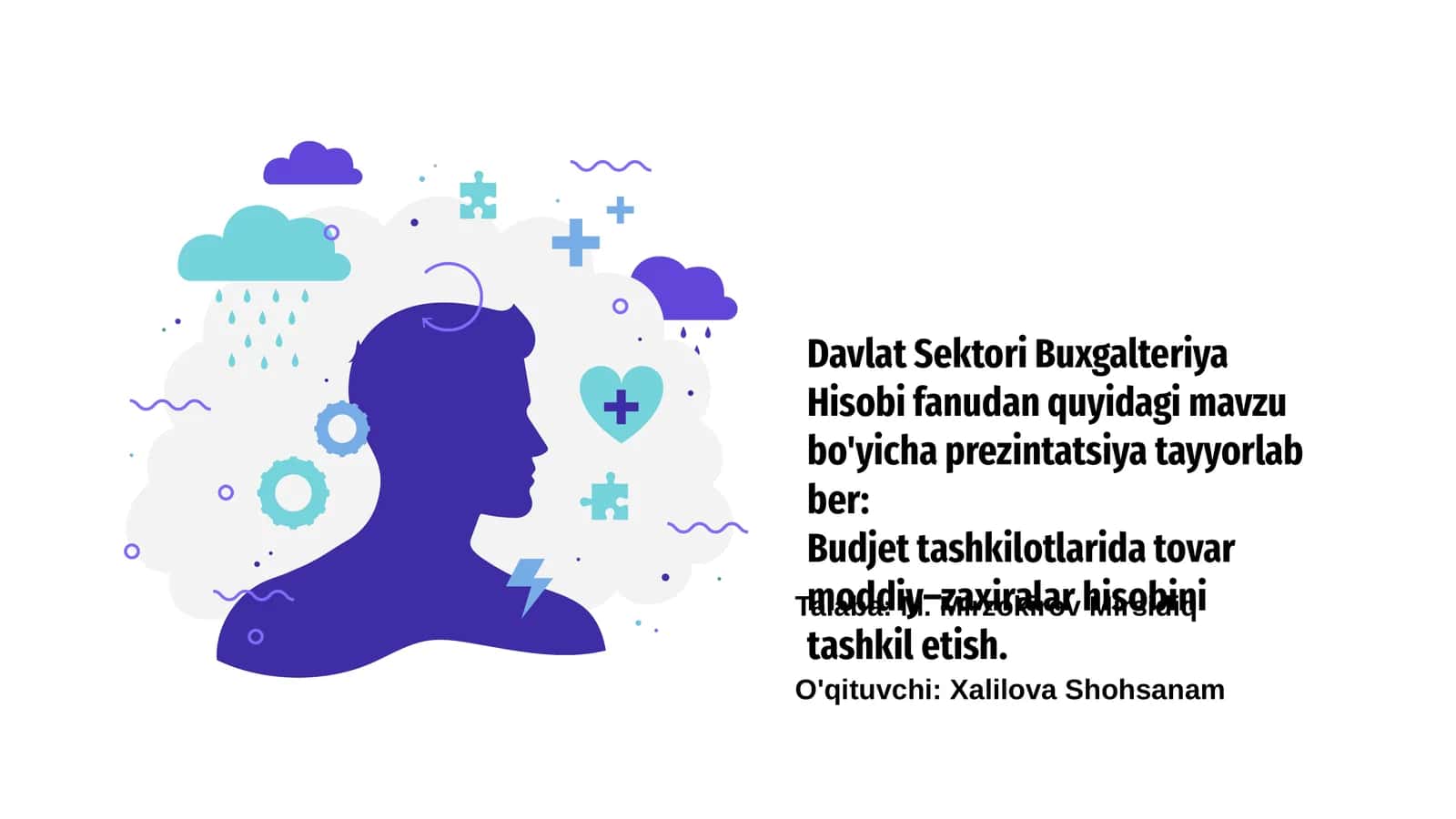 Budjet Tashkilotlarida Tovar Zaxiralari Hisobi 1