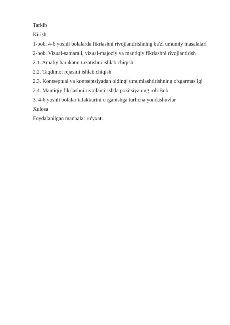 Rivojlanish 1